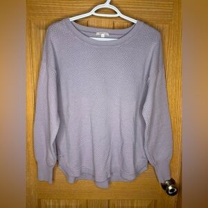 Lavender matty m cotton sweater
